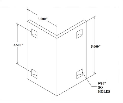 Dock Hardware | boat dock hardware | floating dock hardware | marine 