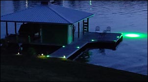 Hydro Glow Solar Dock Lights