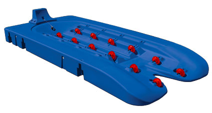 PWC Floating Dock - Blue